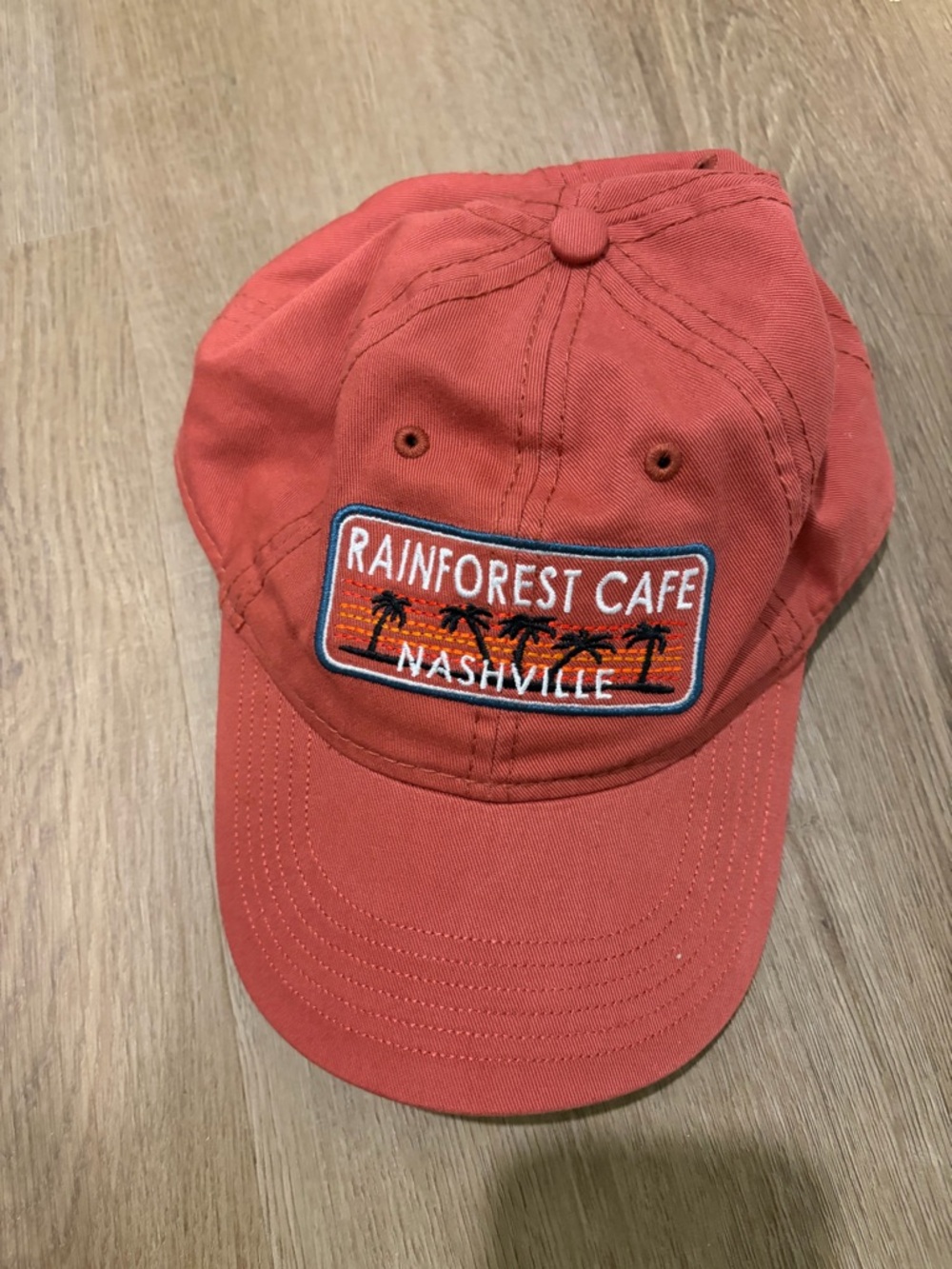 Rainforest Cafe Nashville Red Baseball Cap